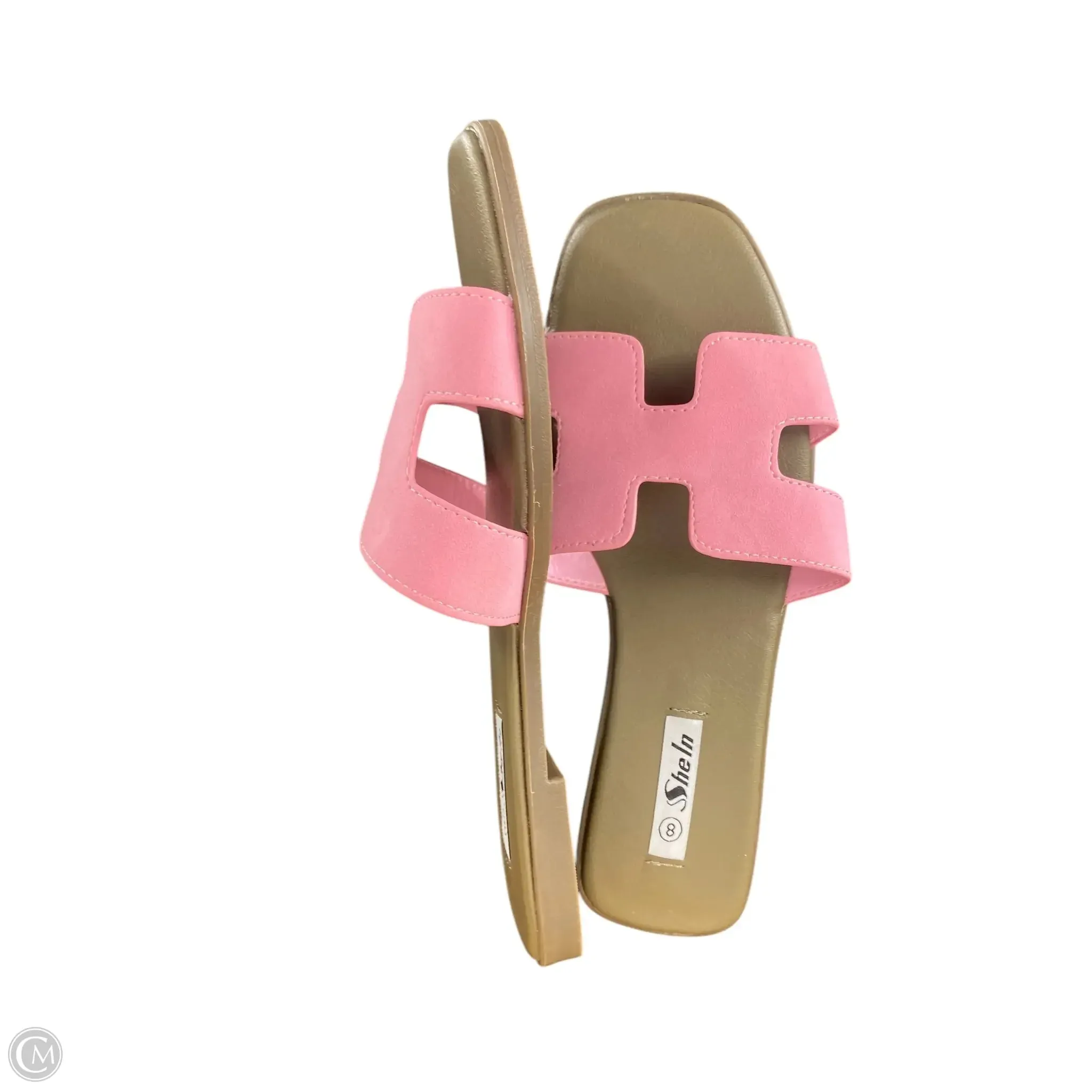 Sandals Flats By Shein In Pink, Size: 8
