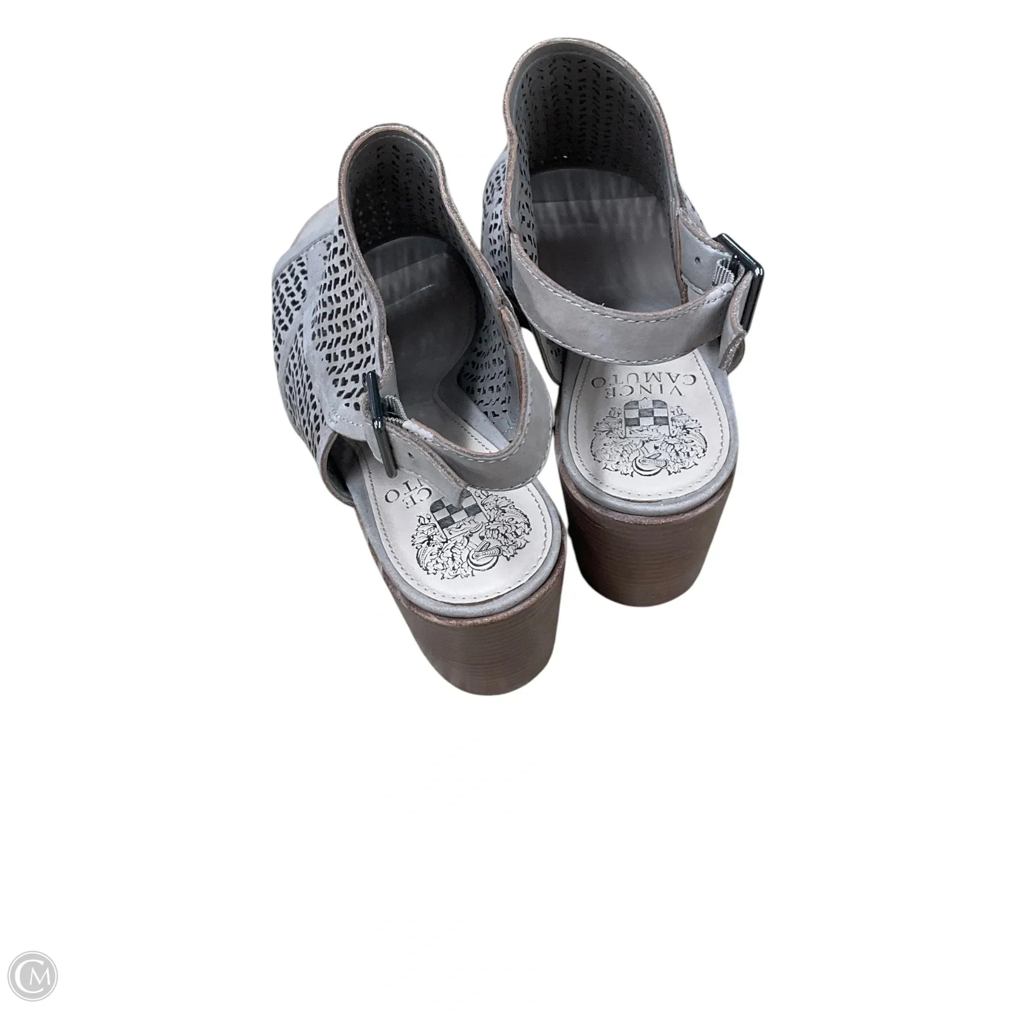 Sandals Heels Block By Vince Camuto In Beige, Size: 8