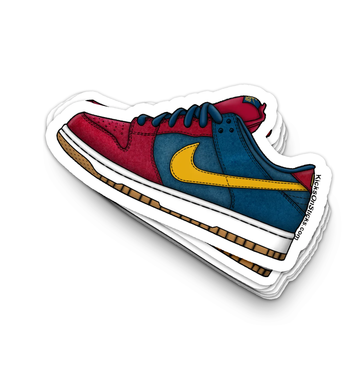 SB Dunk Low "Barcelona" Sneaker Sticker