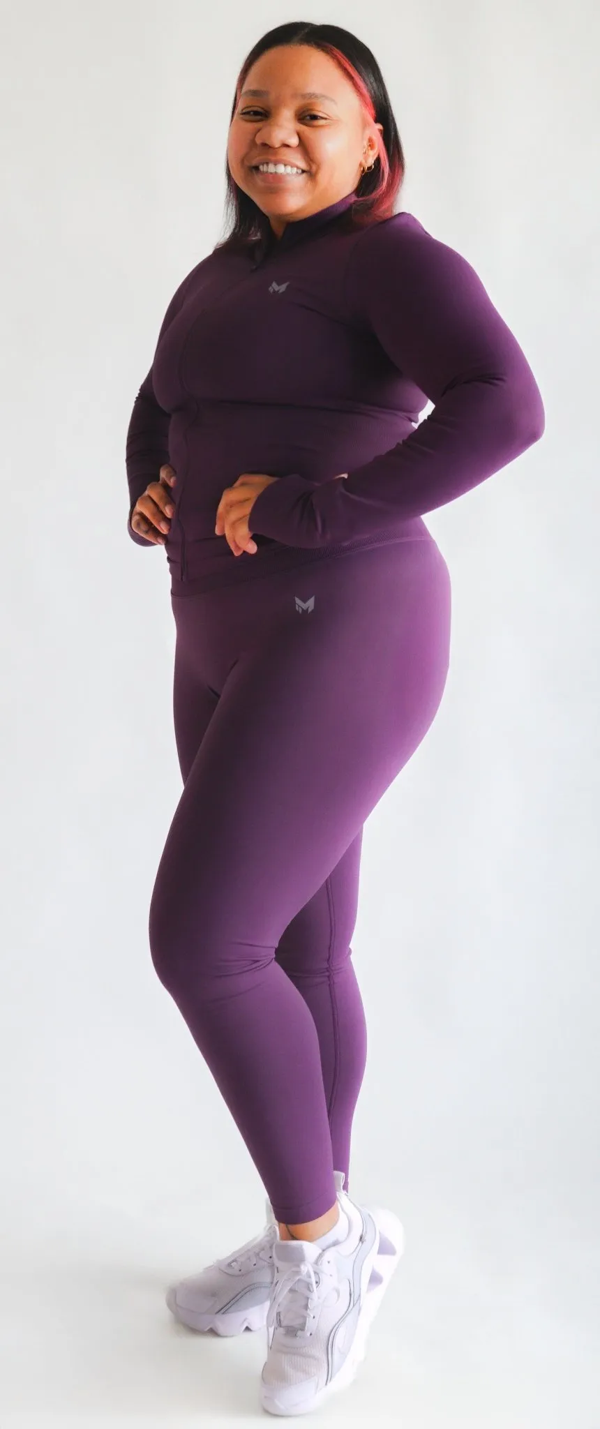 SEAMLESS SCULPTED FIT LEGGINGS | PLUM