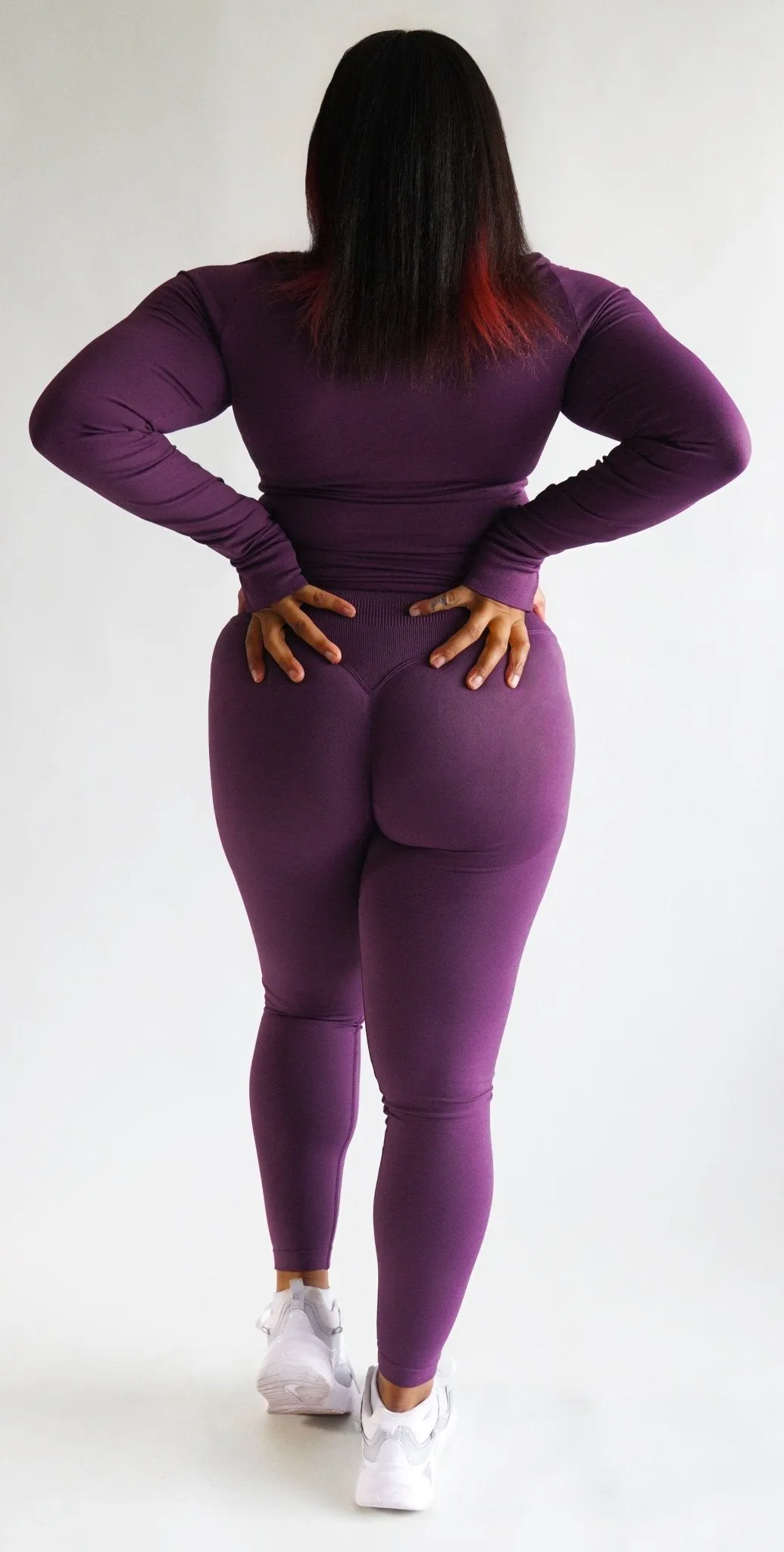 SEAMLESS SCULPTED FIT LEGGINGS | PLUM