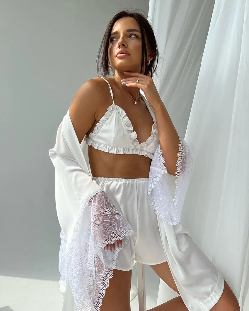 Sensual Lace Robe Set