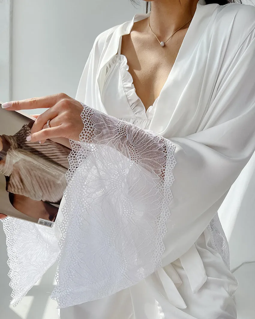 Sensual Lace Robe Set