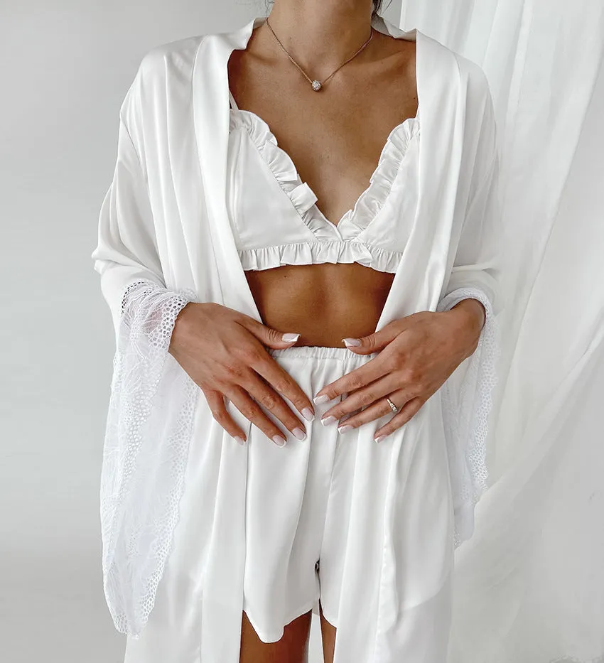 Sensual Lace Robe Set