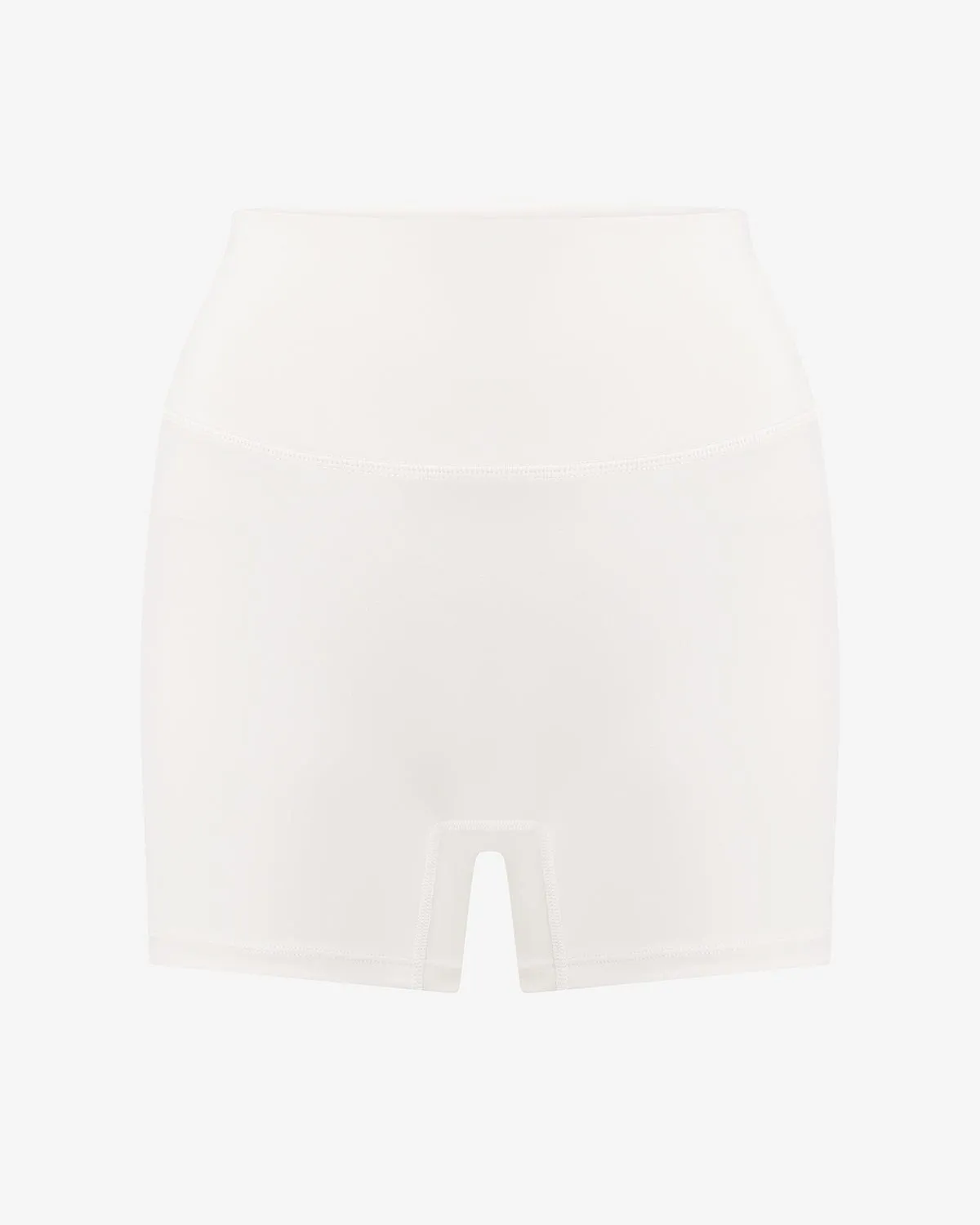 Serenity Scrunch Shorts 4" | Crema