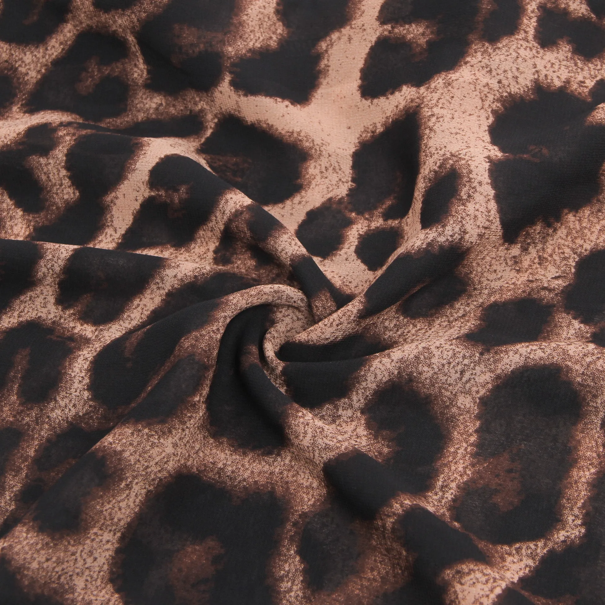 Sexy Leopard Egypt Print Chiffon Feather Long Robe With Belt