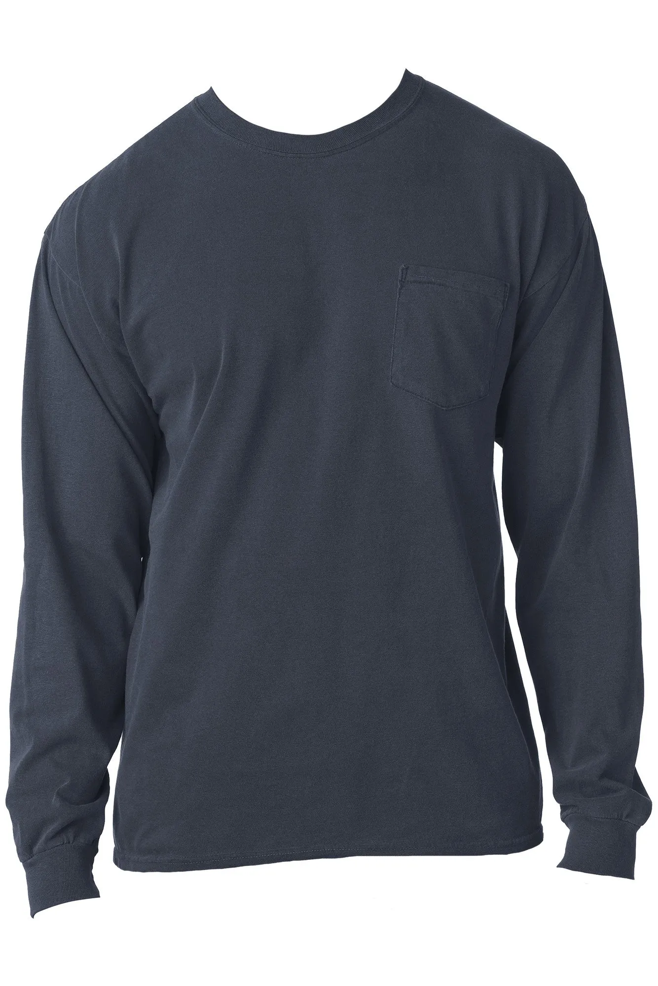 Shades of Blue Comfort Colors Long Sleeve Pocket Tee