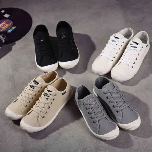 Shell Toe Unisex Korean Style White Canvas Shoes