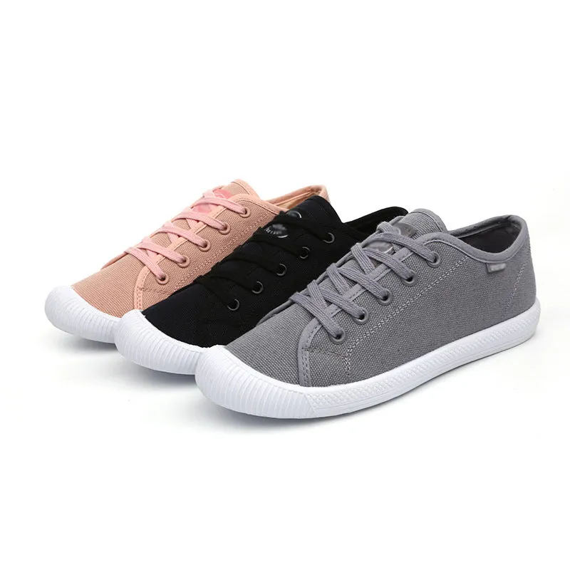 Shell Toe Unisex Korean Style White Canvas Shoes