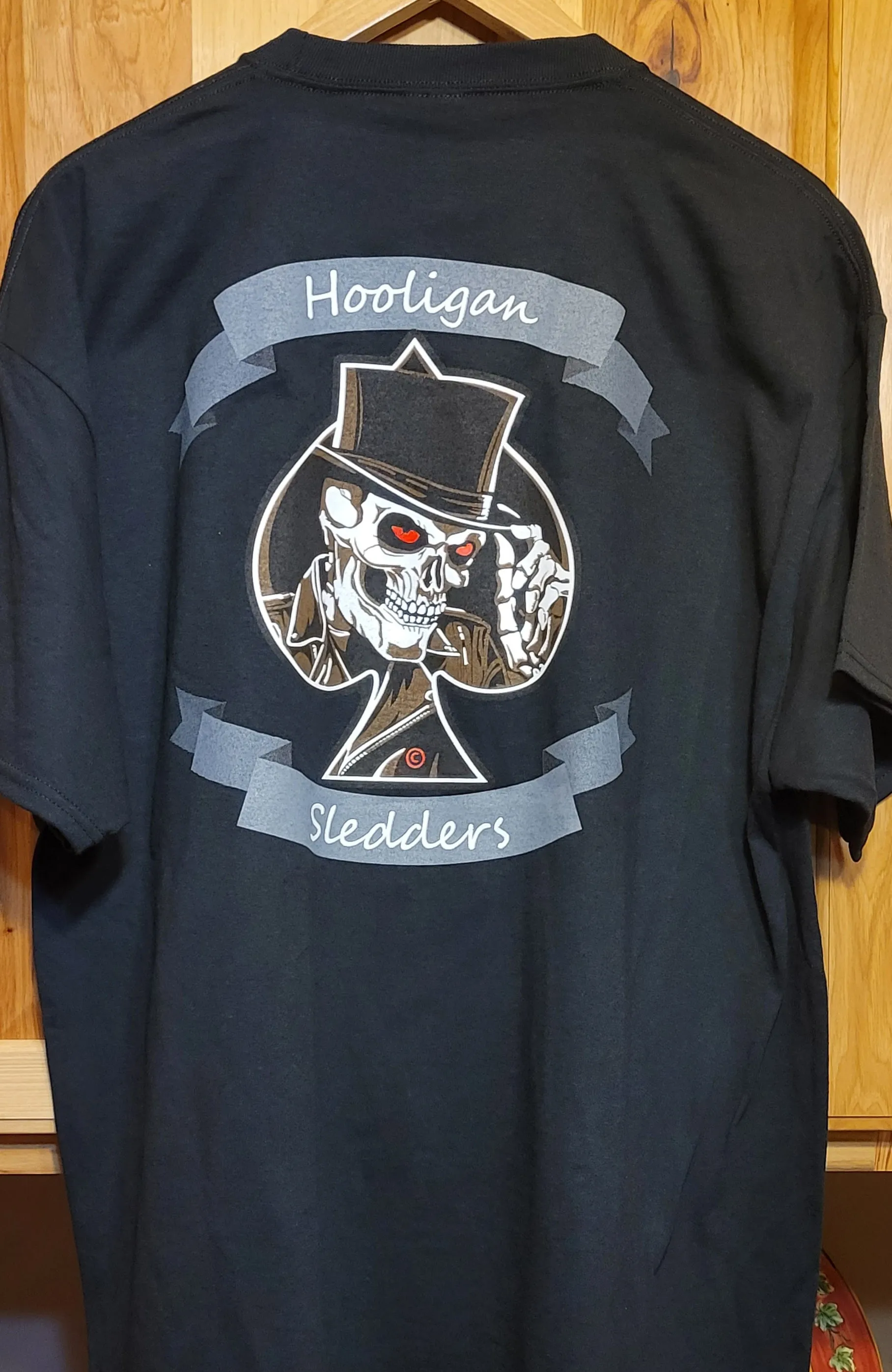 Short Sleeve Hooligan T-Shirt (Black and Lime)