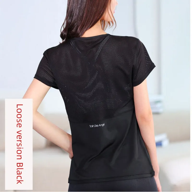 Short-Sleeve Yoga Running Training