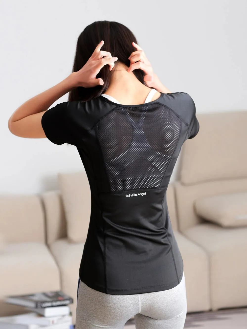 Short-Sleeve Yoga Running Training