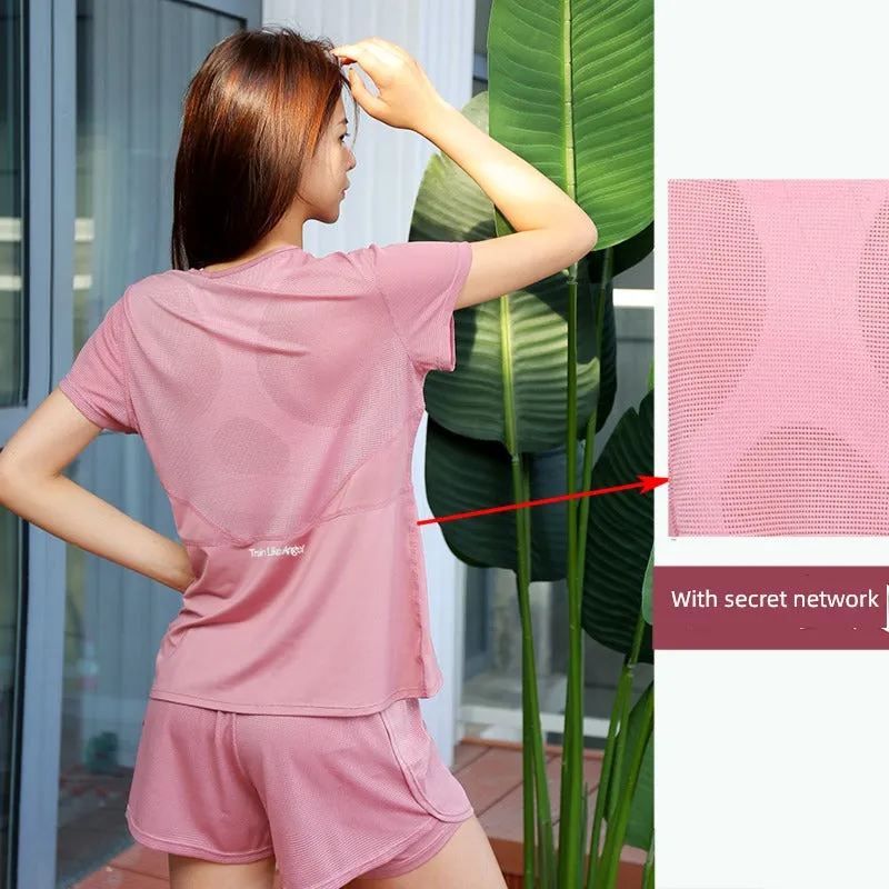 Short-Sleeve Yoga Running Training