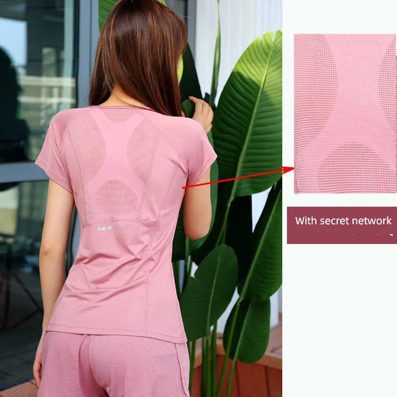 Short-Sleeve Yoga Running Training