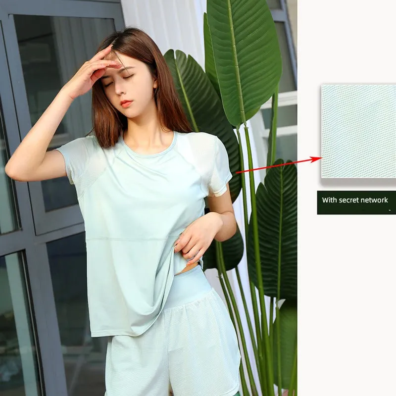 Short-Sleeve Yoga Running Training
