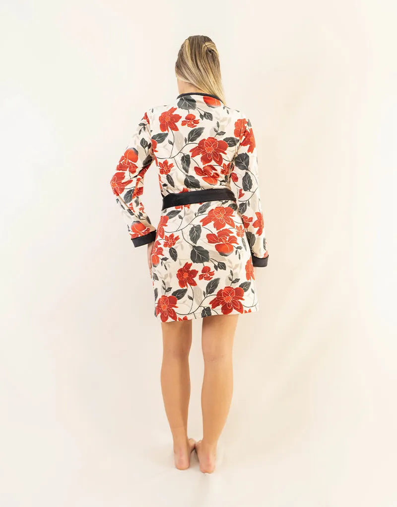 Short women's robe