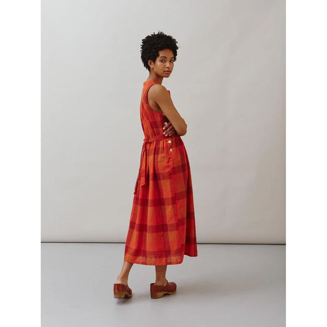 Sideline - Frankie red check dress