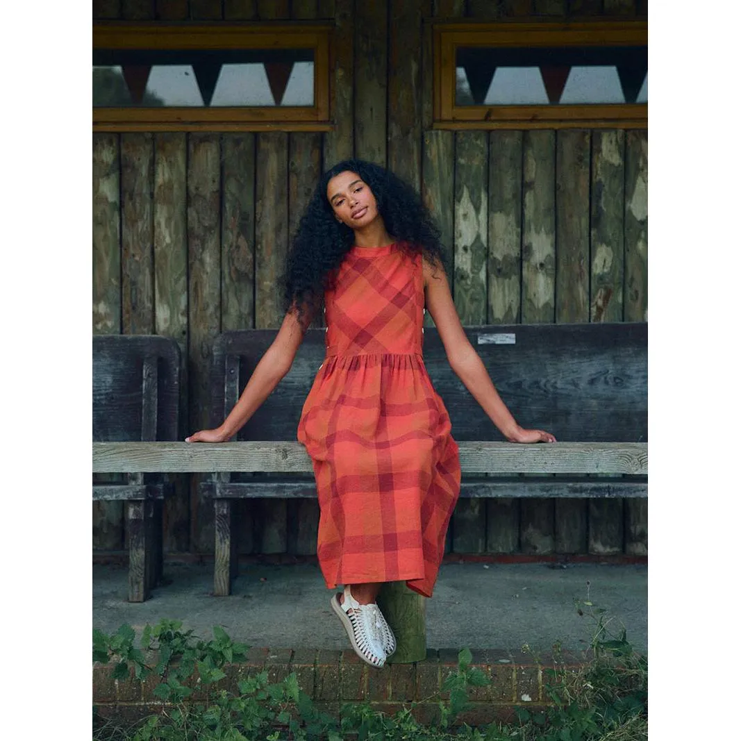 Sideline - Frankie red check dress