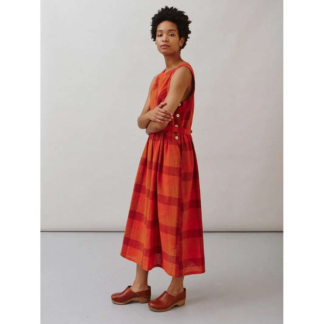 Sideline - Frankie red check dress