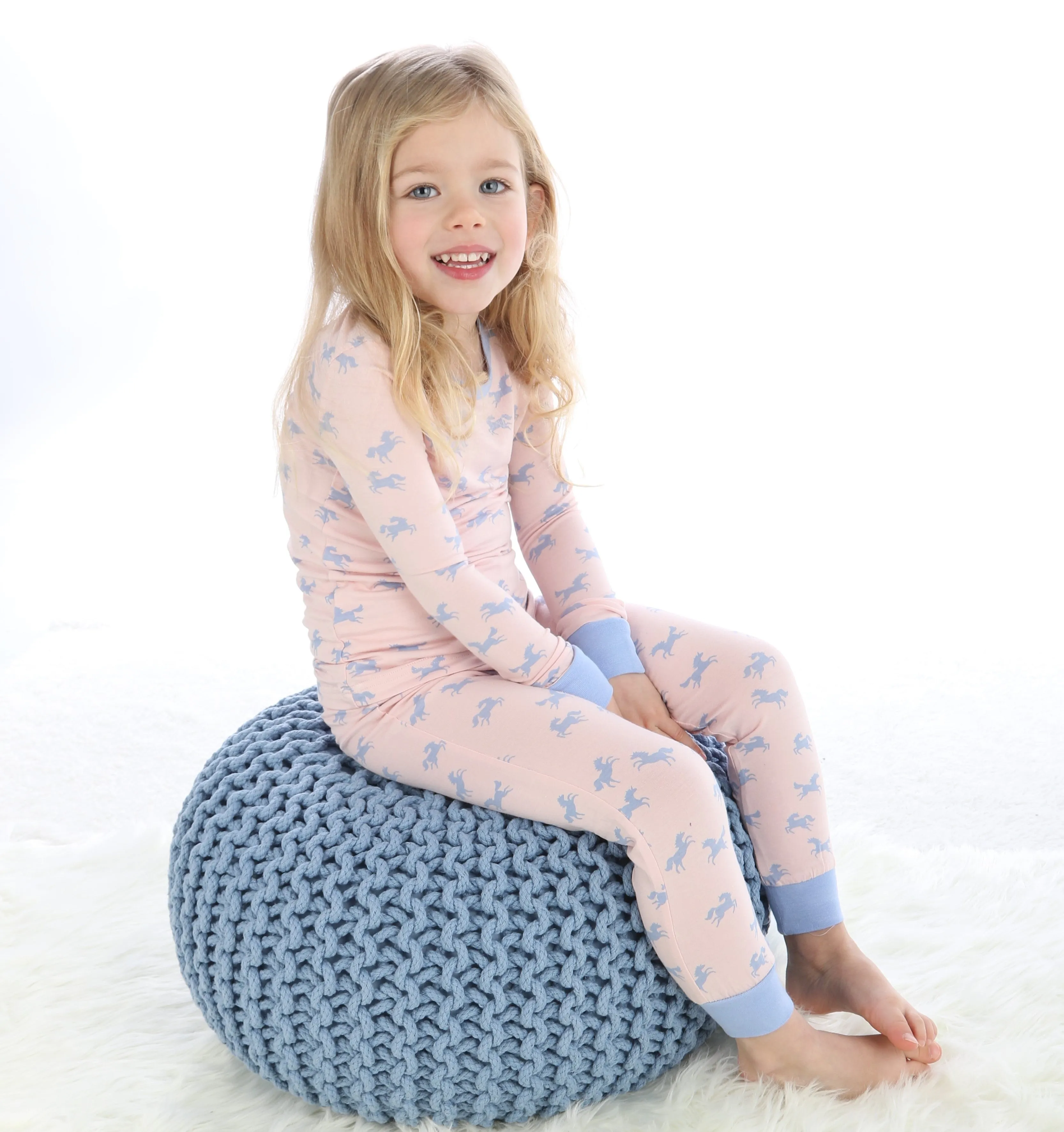 Silkberry Baby Bamboo Unicorn Printed Pajama Set