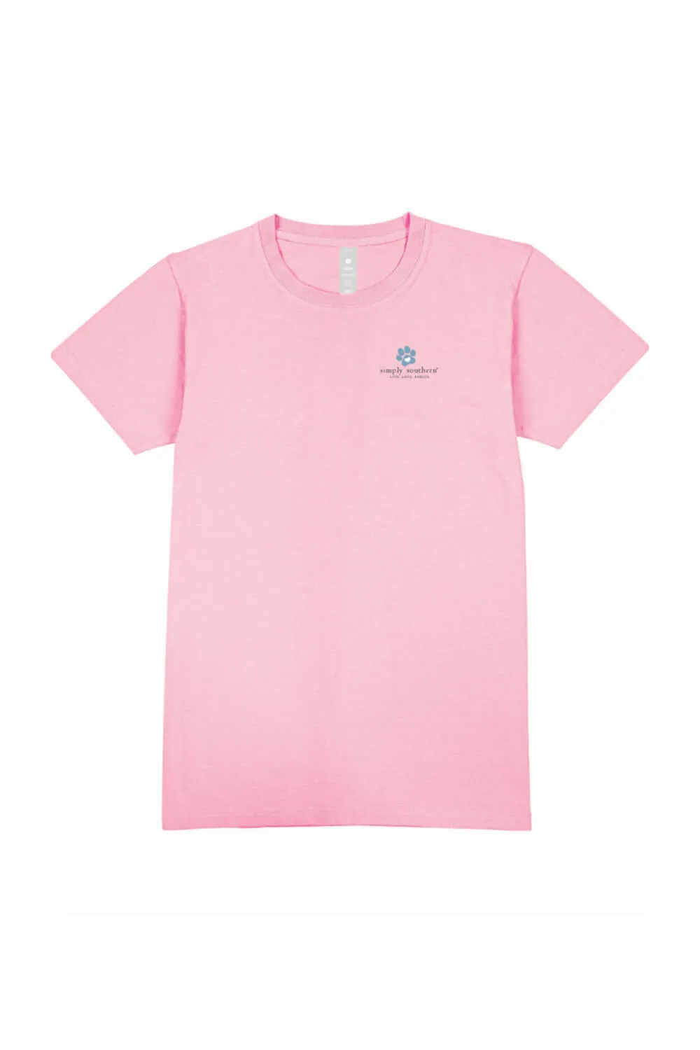 Simply Southern Easily Distracted By Dogs T-shirt for Women in Pink | SS-EASILY-FANCYCANDY
