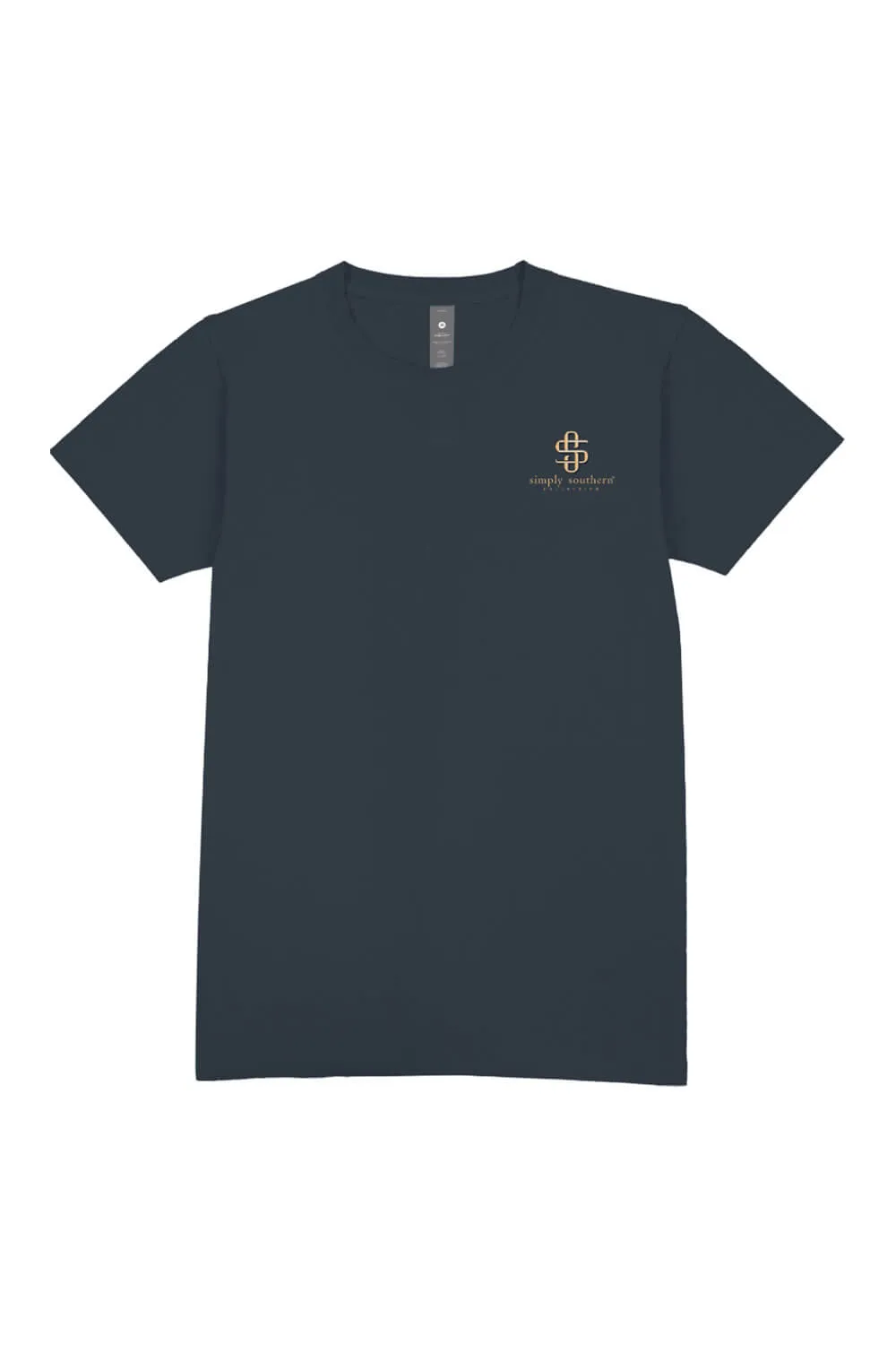 Simply Southern Plus Size Whole To Shine T-Shirt for Women in Heather Navy | EXT-SS-SHINE-HTHRNVY