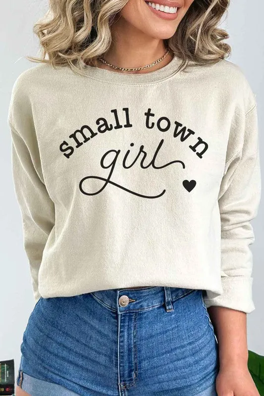 SMALL TOWN GIRL GRAPHIC SWEATSHIRT
