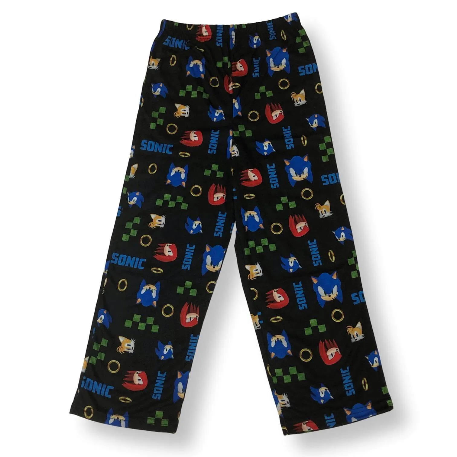 Sonic the Hedgehog Pajamas for Boys Short Sleeve Kids PJs 3 Piece Set