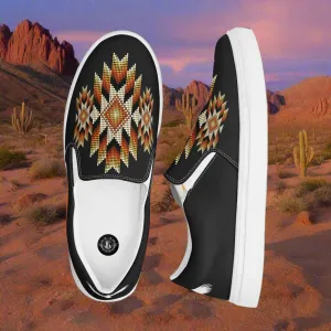 Southwest Slip-On Mens Canvas Shoes NightSky Halftone