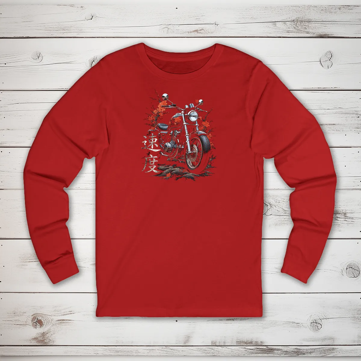 Speed Kanji Long Sleeve T-Shirt