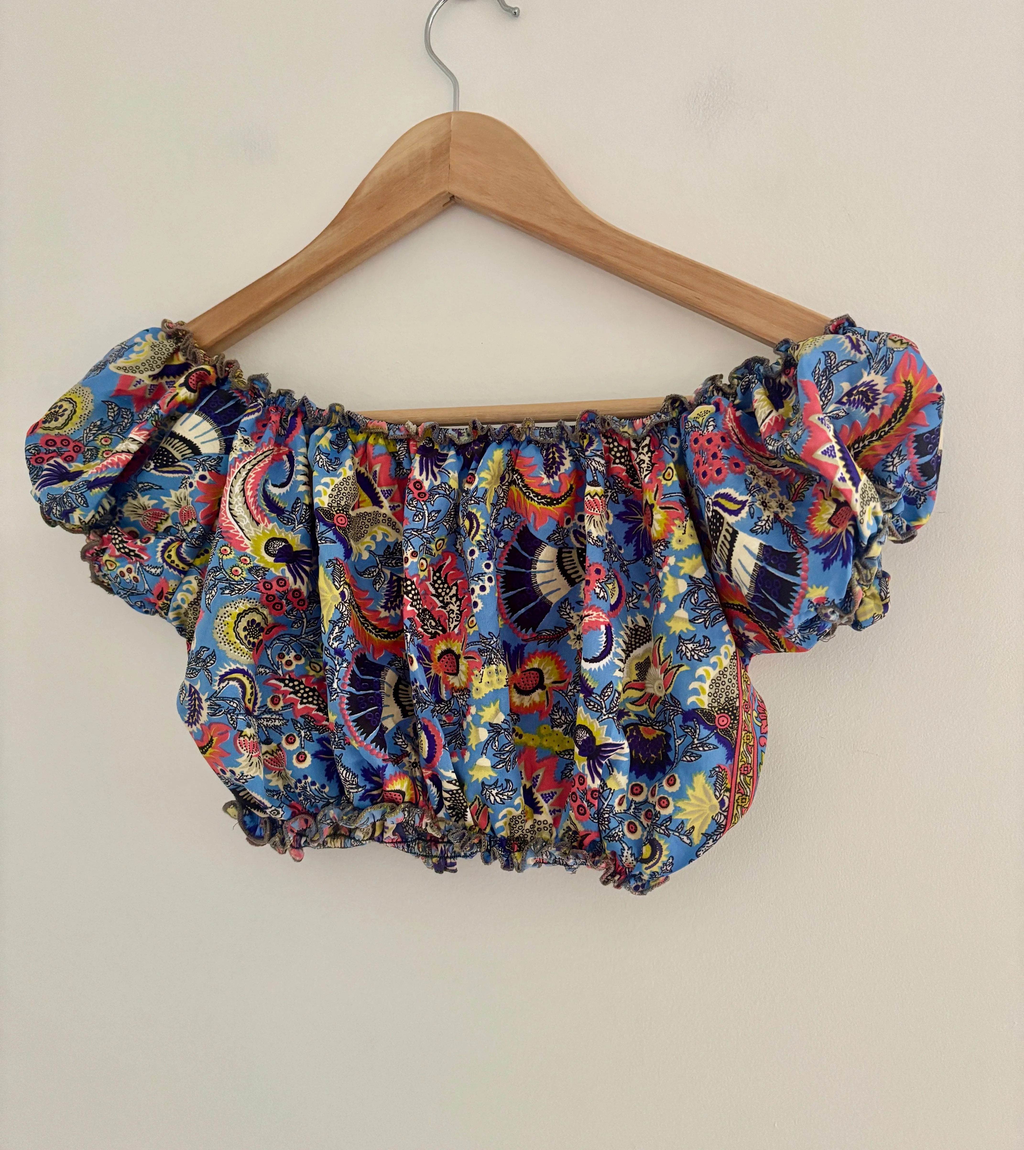 Spring Bardot Crop Top