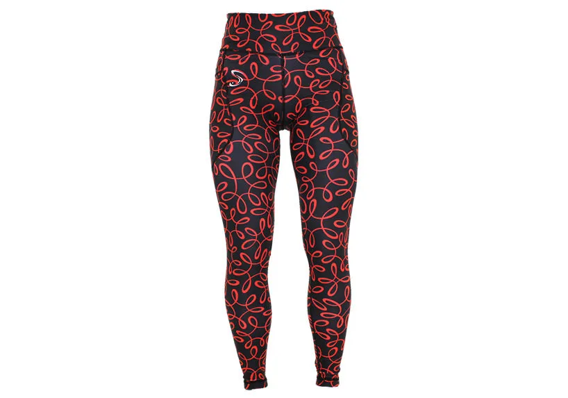 Squiggle leggings with pockets