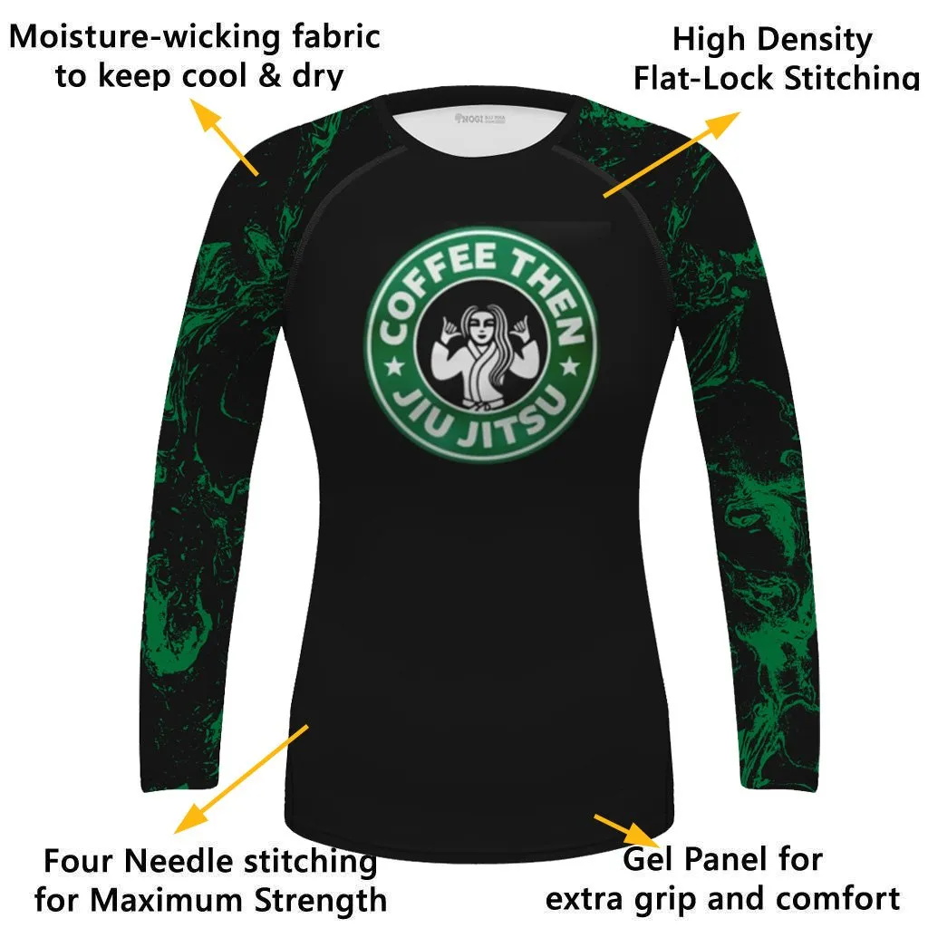Starbucks Creative Jiu Jitsu Women's Rash Guard