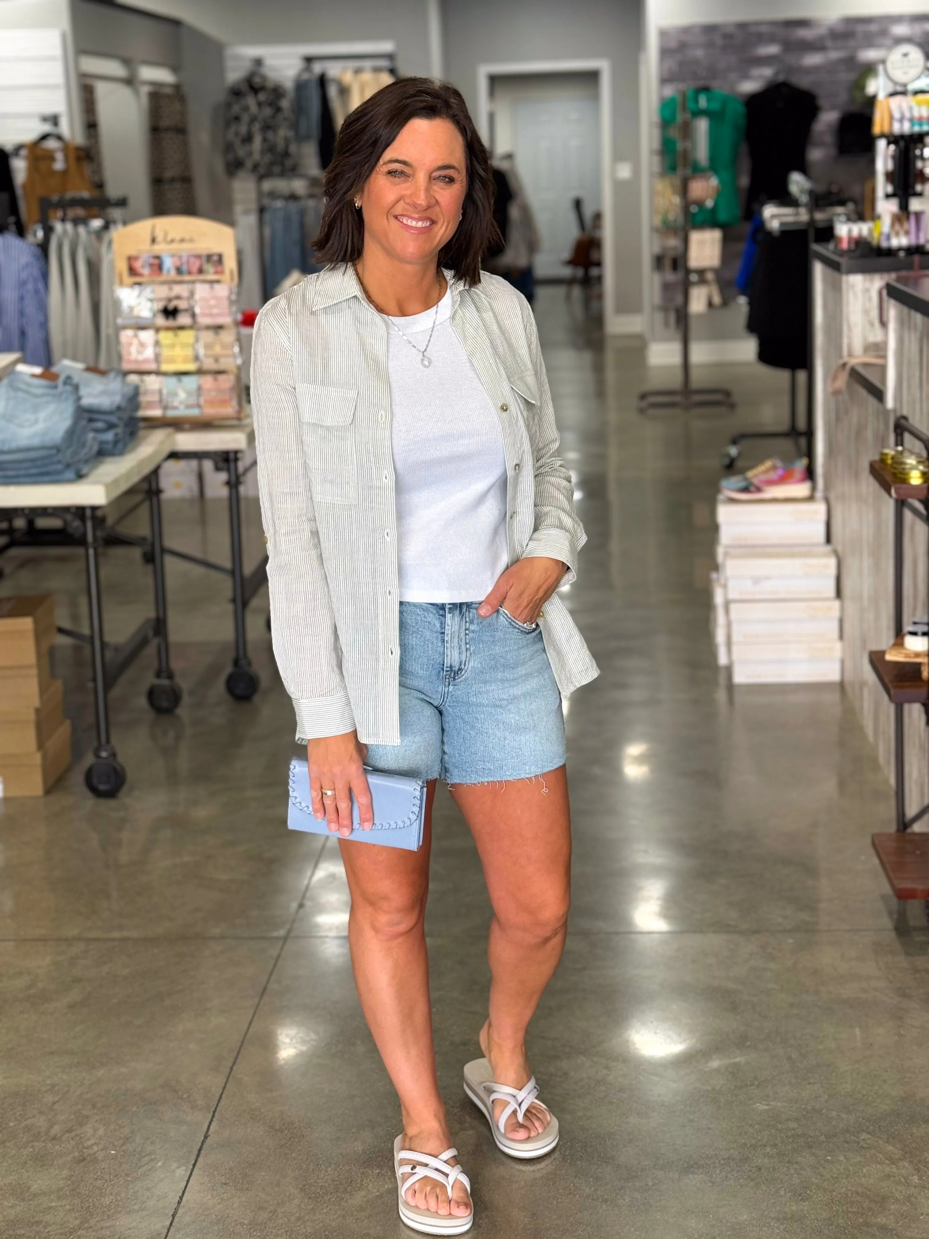 Stella Button Up