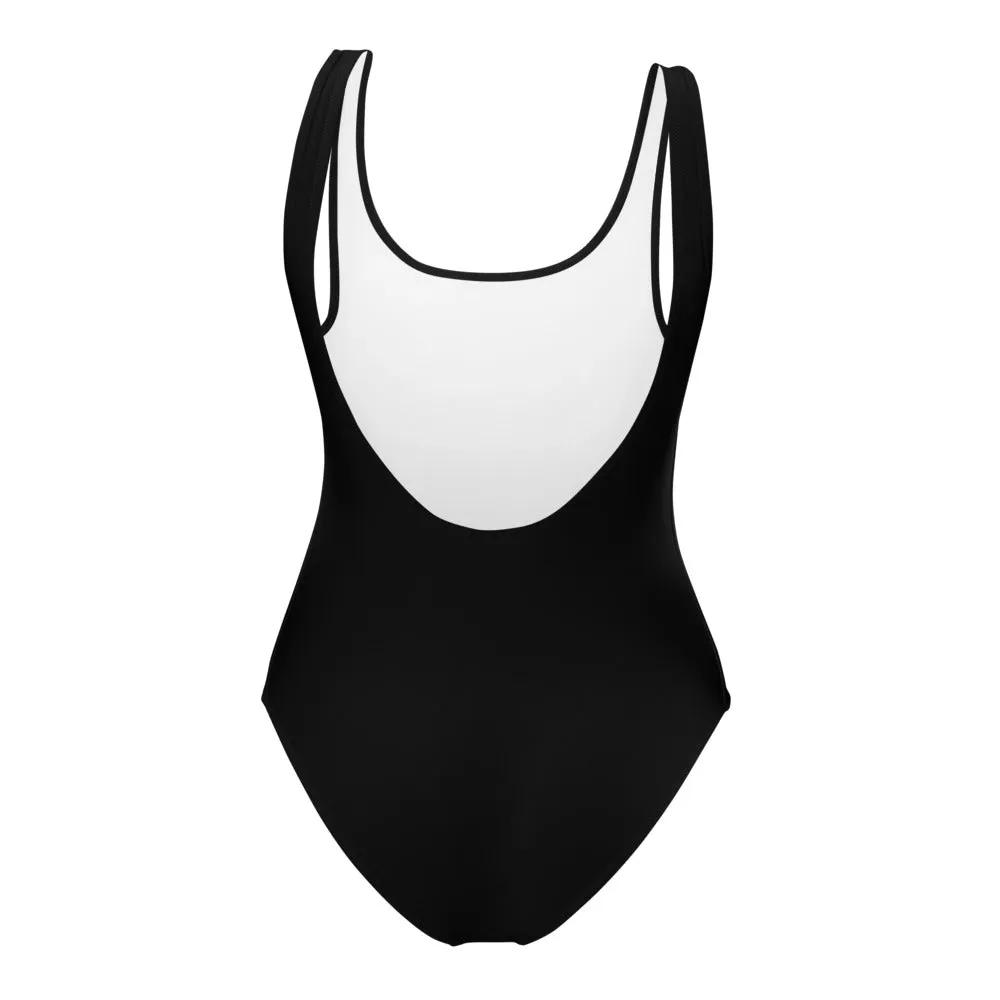 STFU Electric Purple Logo One-Piece Swimsuit