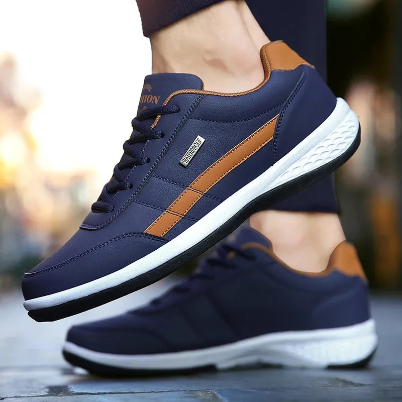 Stilvoll unterwegs: Entdecke unsere Luxuriösen Lederen Mannen Sneakers!