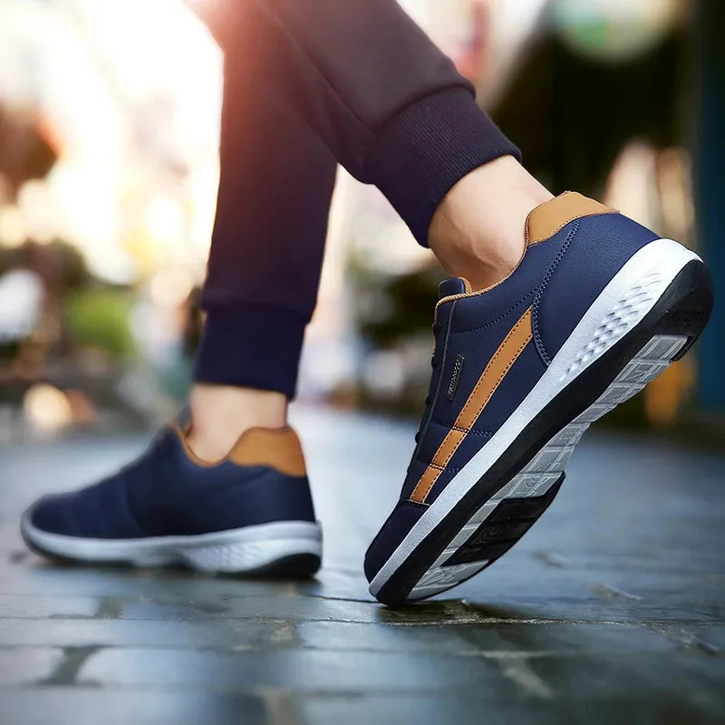 Stilvoll unterwegs: Entdecke unsere Luxuriösen Lederen Mannen Sneakers!