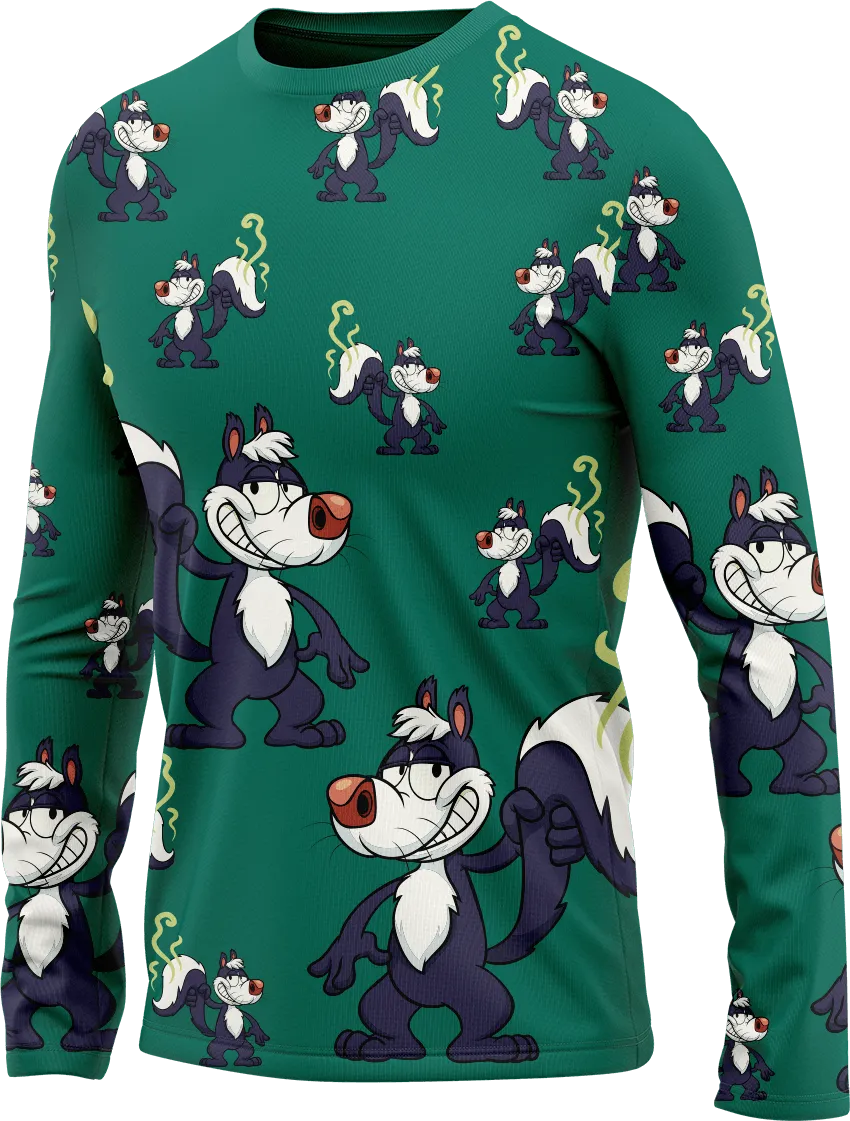 Stinky Skunk Rash Shirt Long Sleeve