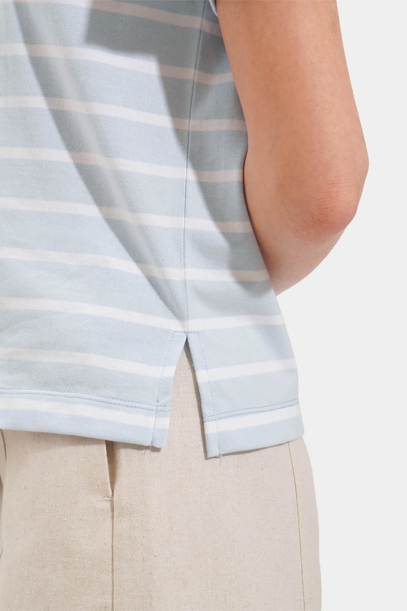 Striped Round Neck Tee