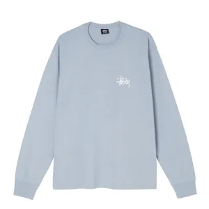 Stussy Basic Logo L/S T-Shirt Steel