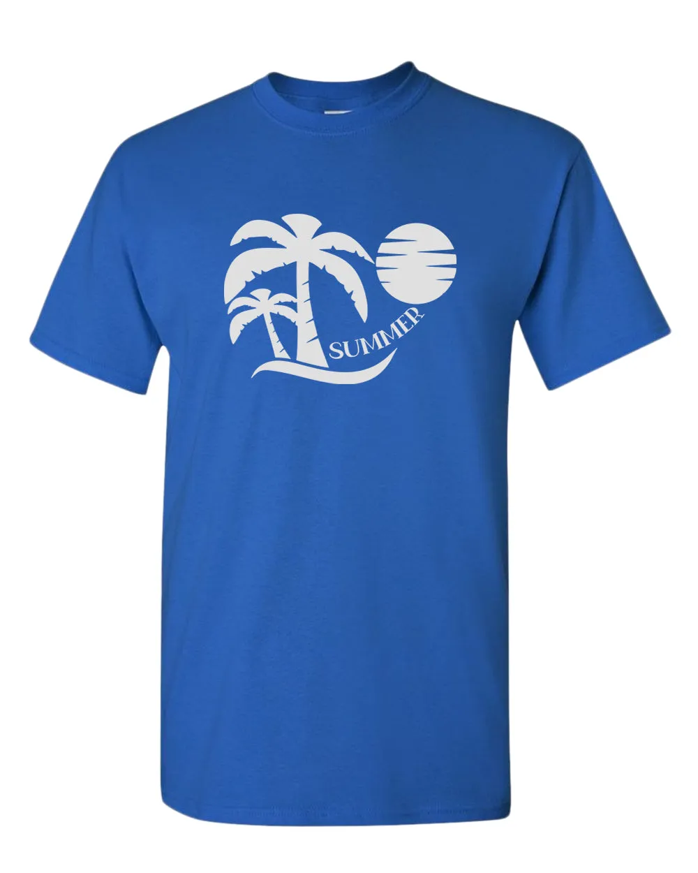 Sun set palm tree summer t-shirt, beach party t-shirt