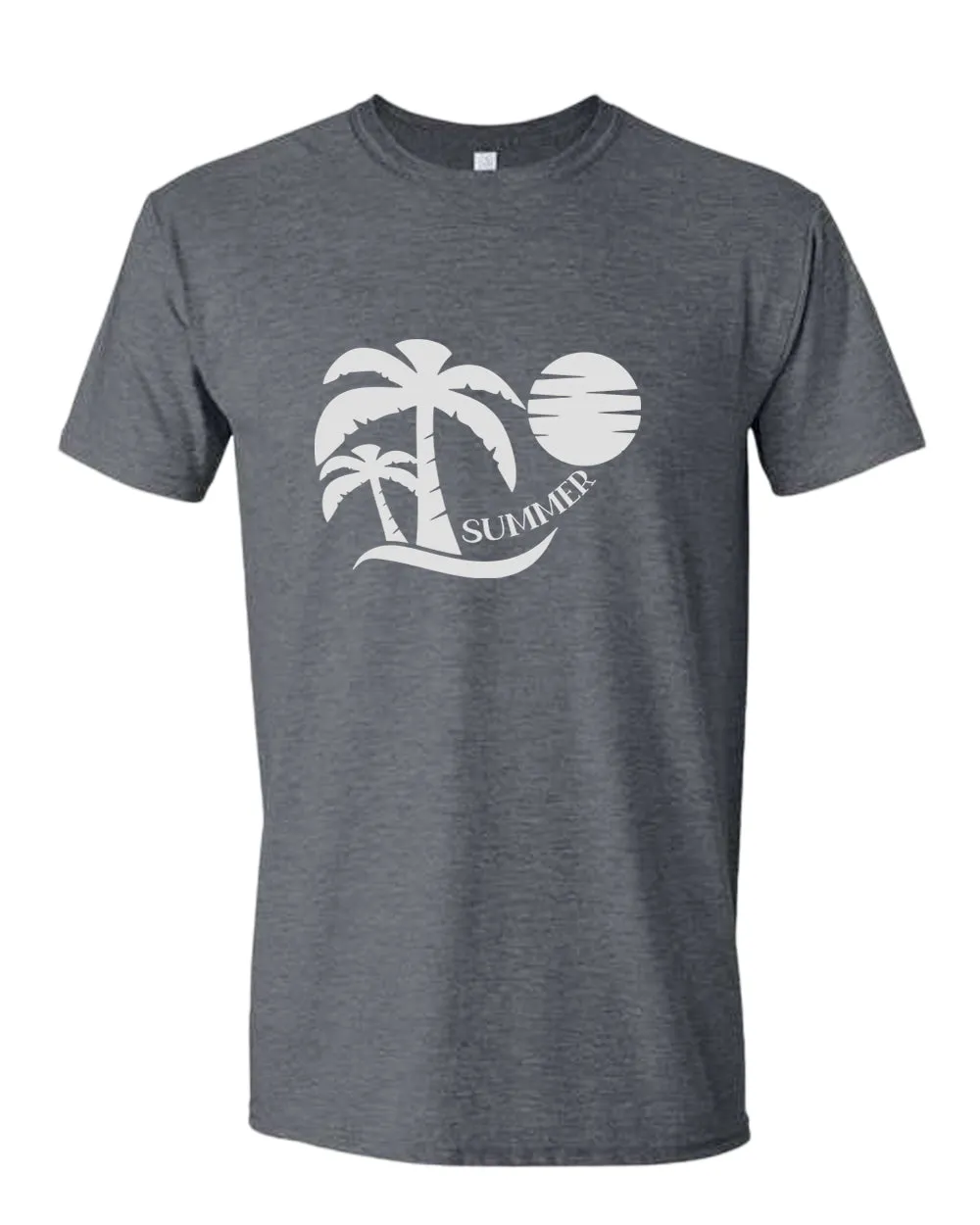 Sun set palm tree summer t-shirt, beach party t-shirt
