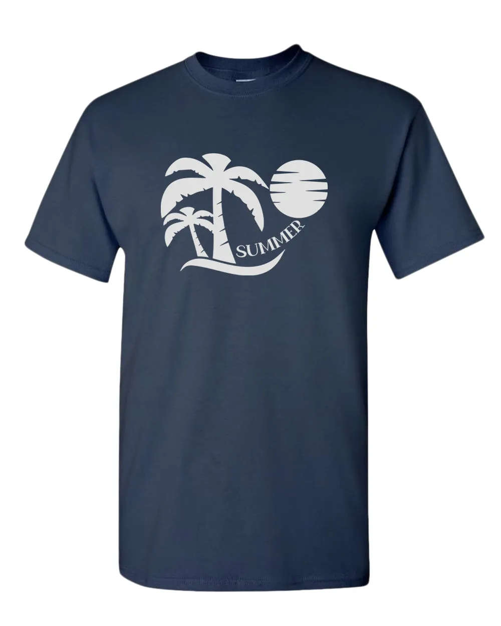 Sun set palm tree summer t-shirt, beach party t-shirt