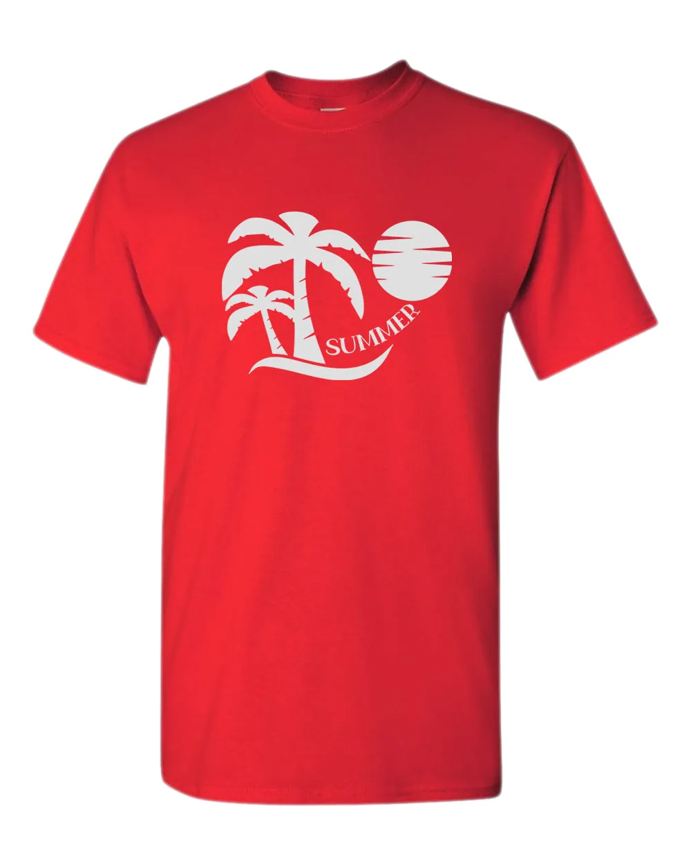 Sun set palm tree summer t-shirt, beach party t-shirt