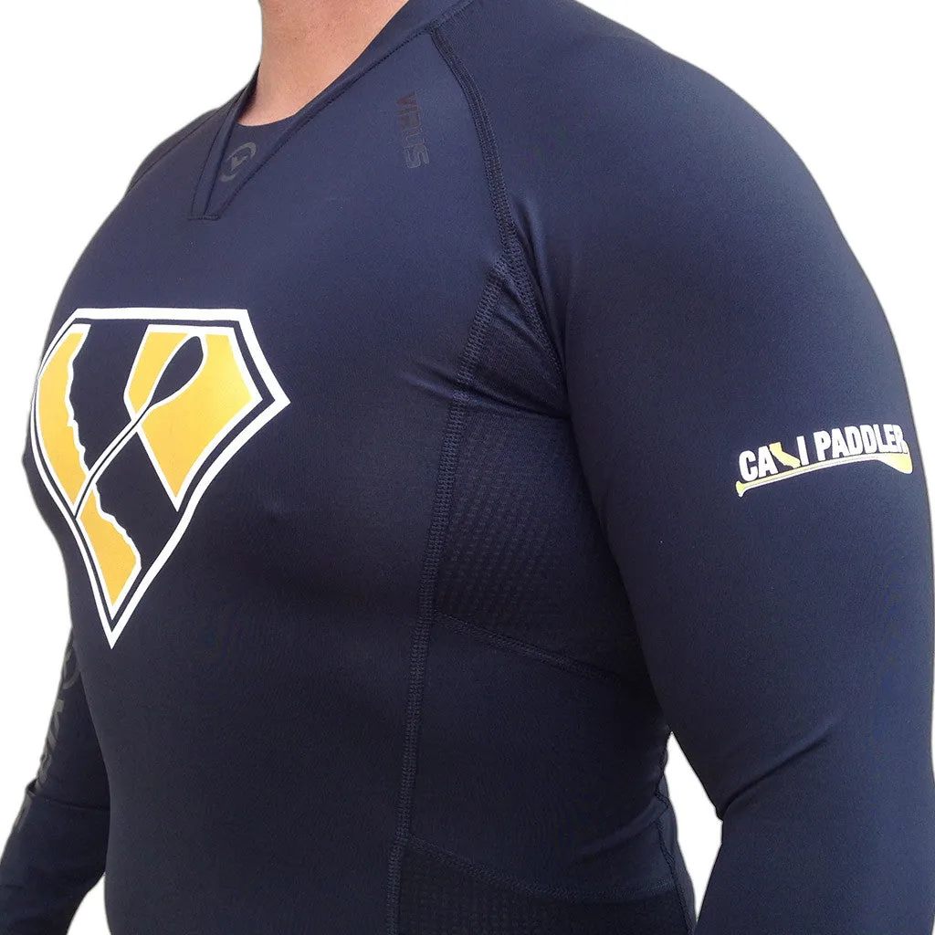 Super Paddler VIRUS Compression Black Long Sleeve