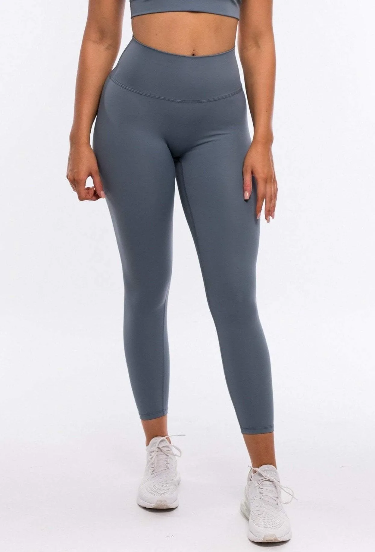 Super Scrunch Leggings - Steel Blue