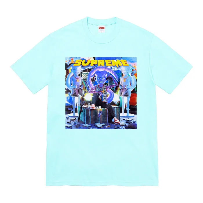 Supreme Richest Tee- Turquoise