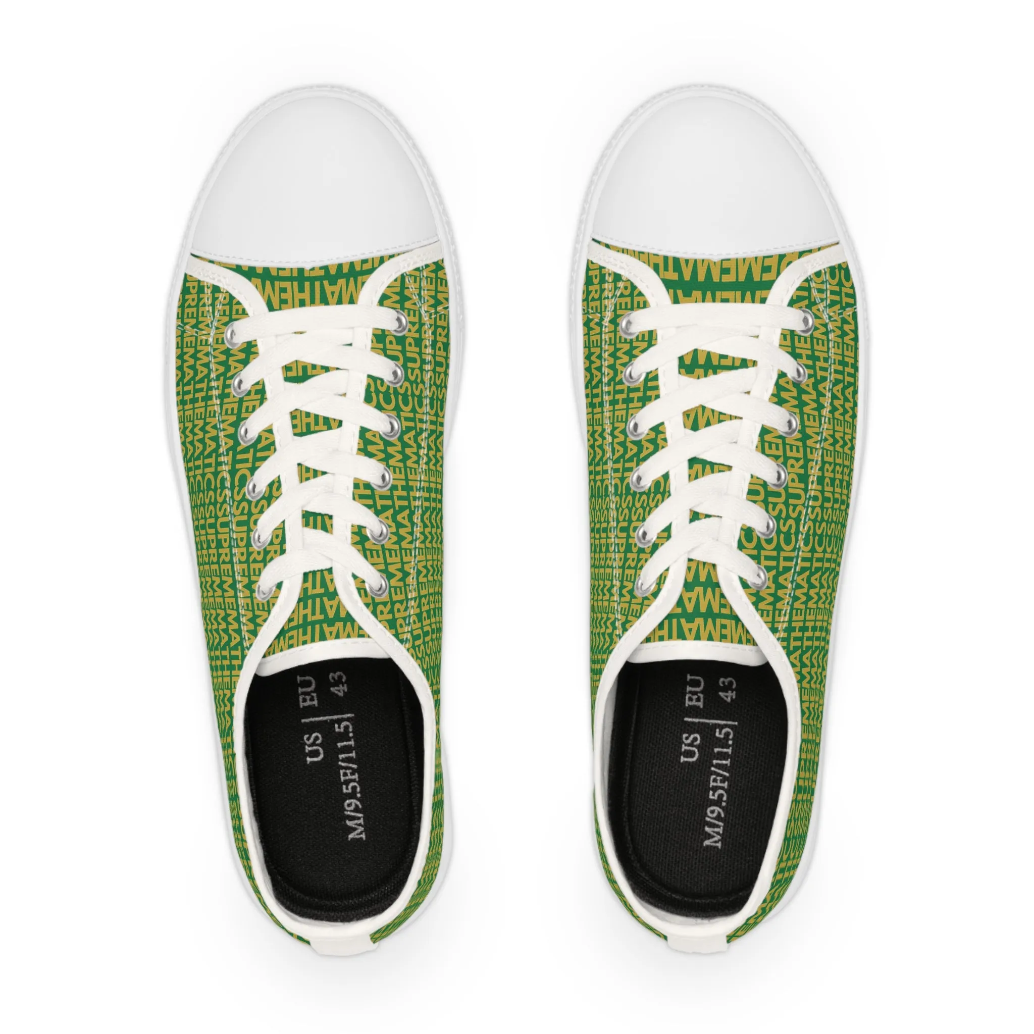 SUPREMEMATHEMATICS LOW TOP SNEAKERS