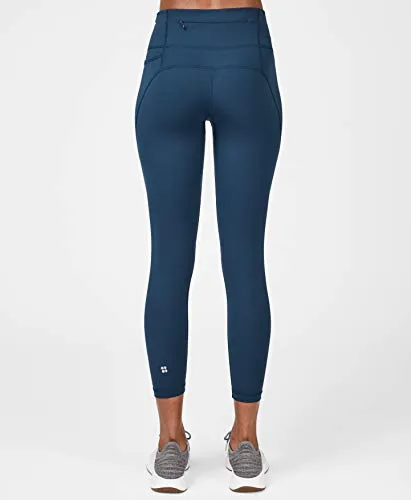 Sweaty Betty Power 7/8 Workout Leggings, BeetleBlue, XXL