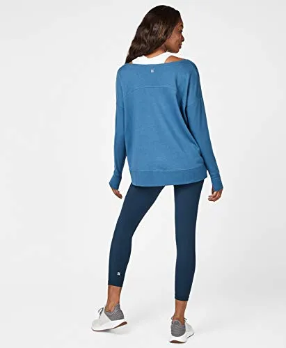 Sweaty Betty Power 7/8 Workout Leggings, BeetleBlue, XXL
